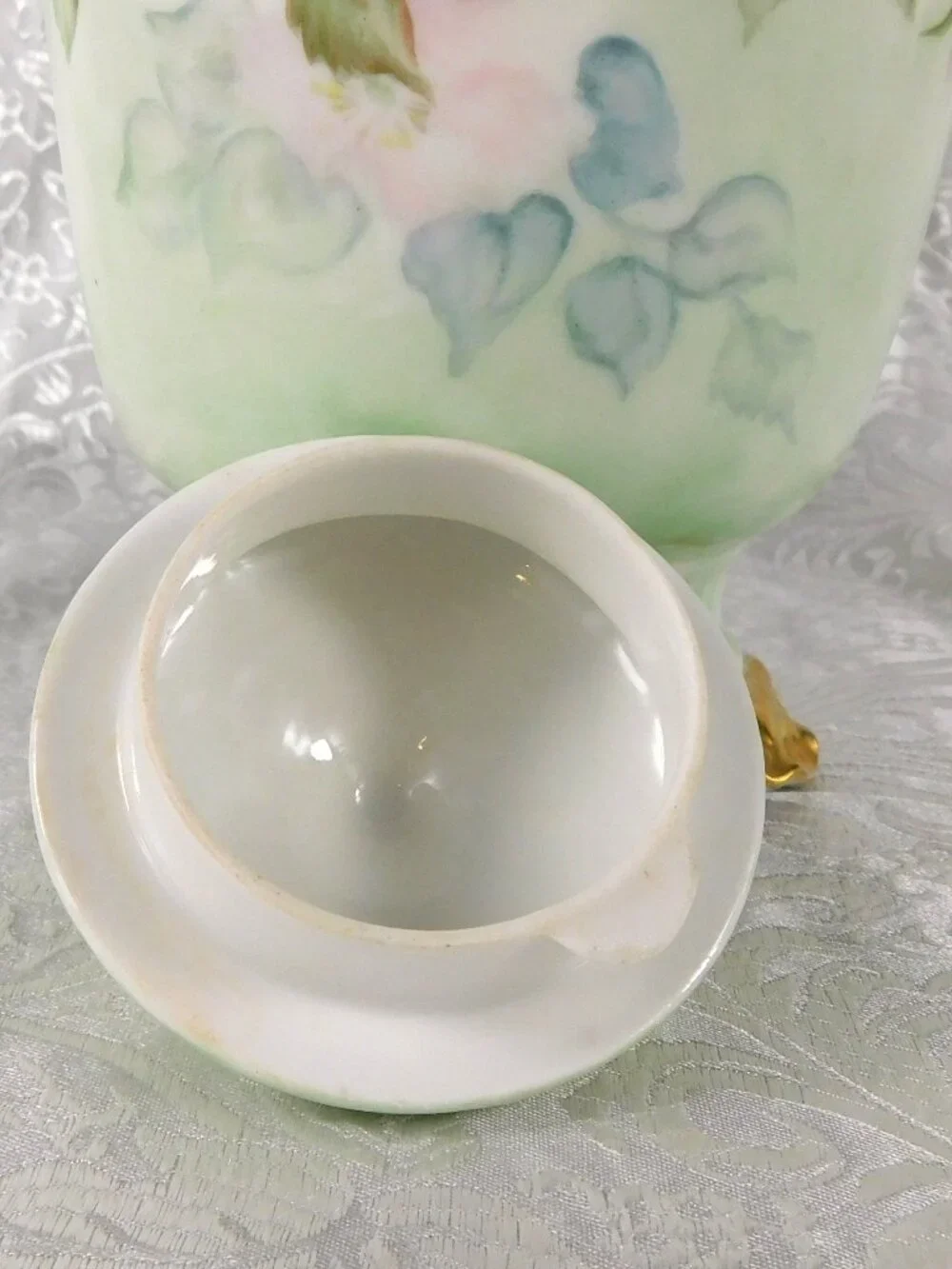 Mint Green Haviland Chocolate Pot # 27240